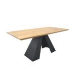 CARMEN Table Veneer 180×90 Add a touch of modernity to your kitchen with the CARMEN Veneer Table 180x90. This elegant table, made of veneered MDF, features a contemporary design, ample space for 8-10 people, and adjustable legs. Made locally, it's available in a variety of colors.
