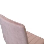 Dc-90 (N25) Powder Velvet + White Legs Chair - Image 8
