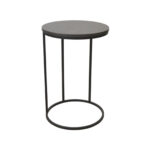 Rondo Notebook Table Black Marble Black Discover the Rondo Black Notebook Table, perfect for your office or living room. Its modern and elegant design makes it ideal for serving coffee or as a coffee table. It adds a touch of style to any space!