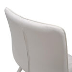 Hans (Cosy 20) Eco-Leather White + White Legs Chair - Image 7