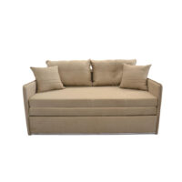 Orion 1600 Beige Extendable Sofa Discover the Orion 1600 Beige extendable sofa, perfect for your living room! With an elegant design and enhanced comfort, it comes with decorative cushions, a storage compartment, and easy transformation into a bed measuring 160x190 cm. Ideal for relaxation!