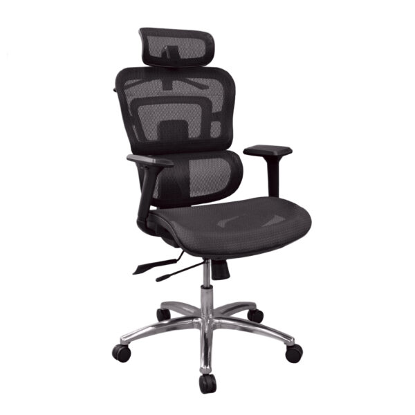 Office Chair Kb-889a Black Discover optimal comfort with the KB-889A Black office chair. This ergonomic chair offers multiple adjustments to enhance your productivity at work. Premium materials and a modern design make it ideal for any workspace.