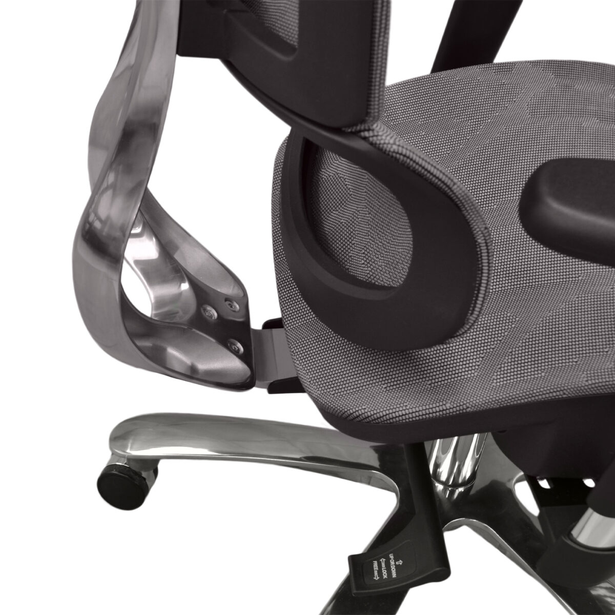 Office Armchair KB-023~Grey - Image 6