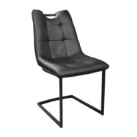 Comfort Black PU Chair Discover the Confort Black Pu chair, perfect for your kitchen! Comfortable, with a sleek design and upholstered in eco-leather, this chair offers both style and functionality. Ideal for any interior! Also available in other colors.