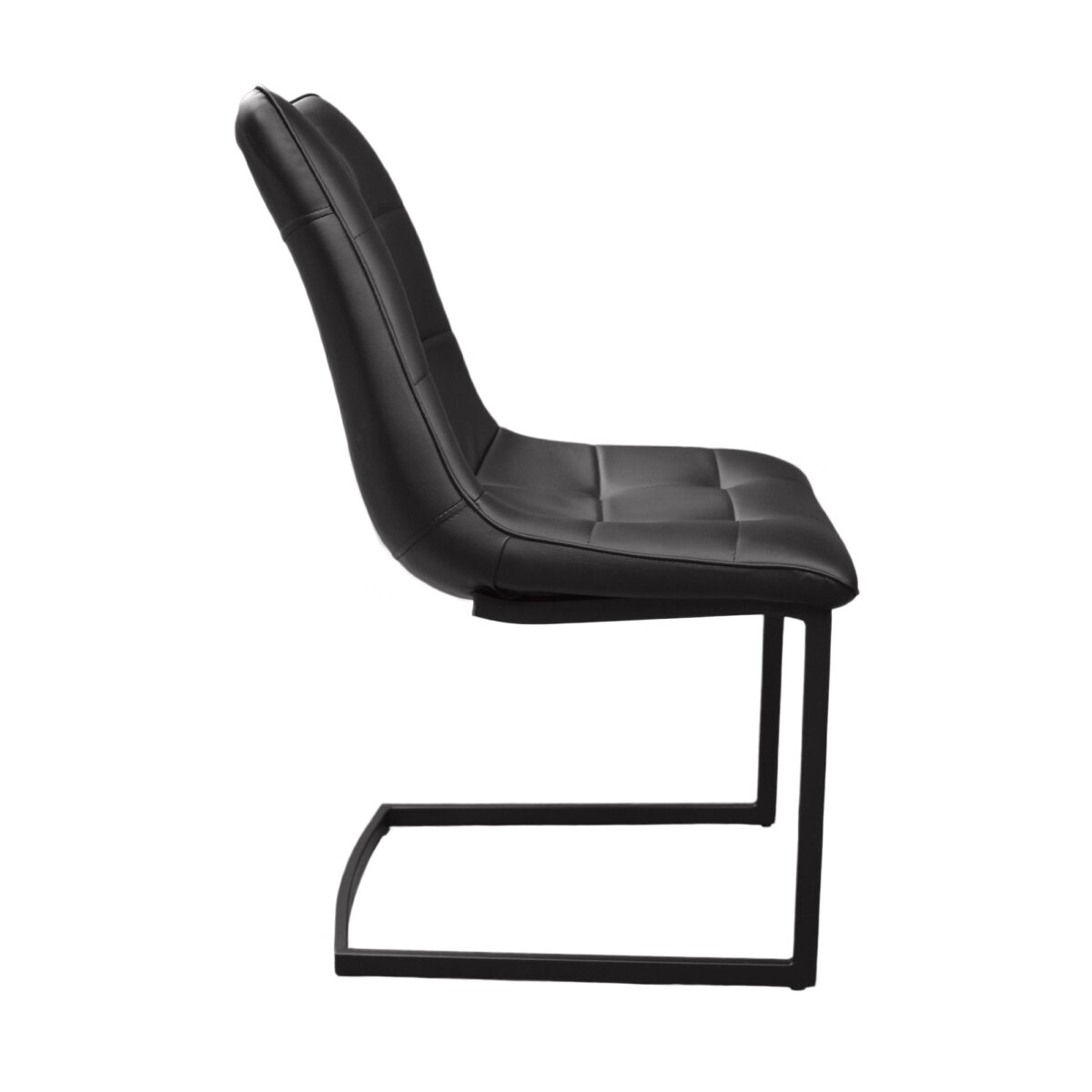 Comfort Black PU Chair - Image 3