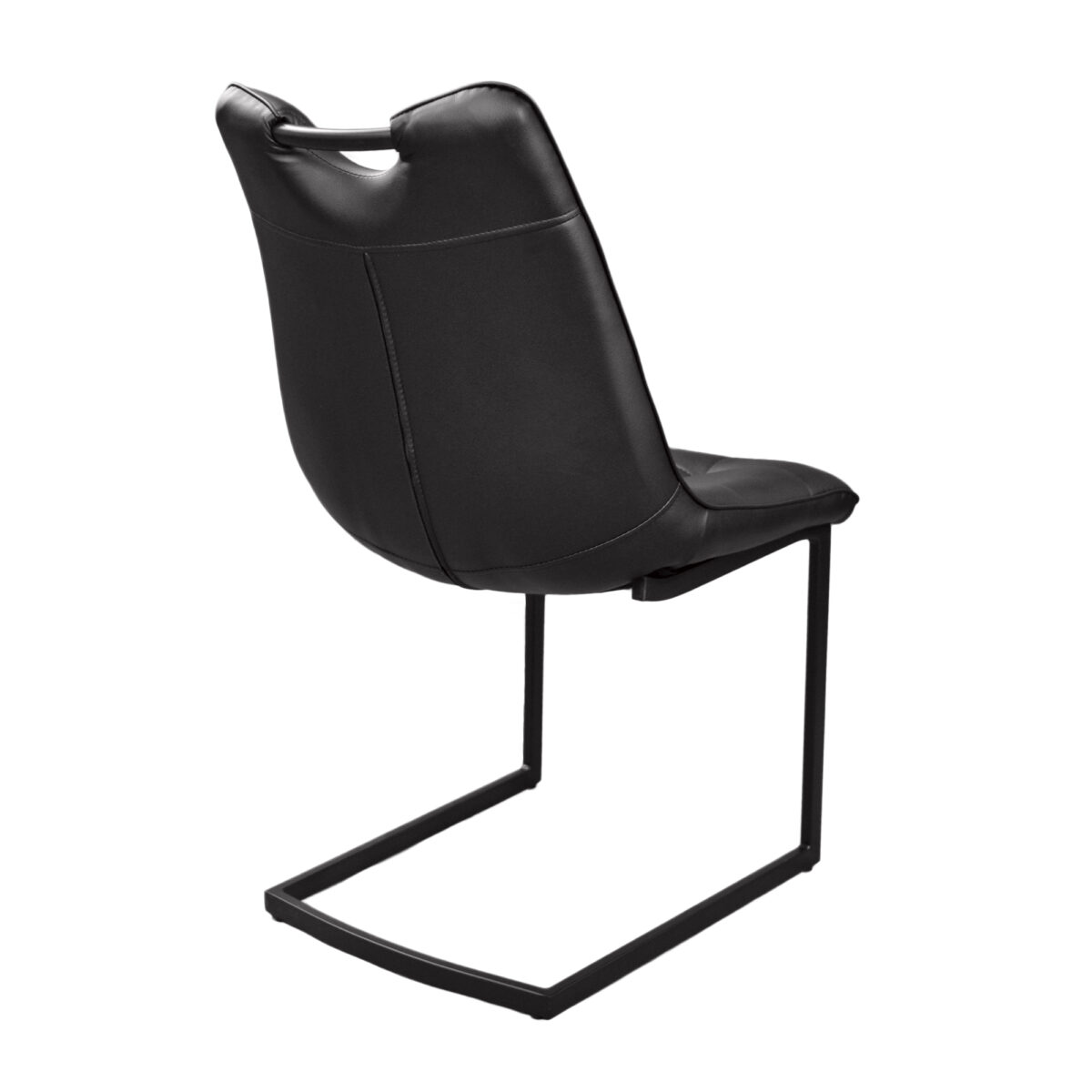 Comfort Black PU Chair - Image 4