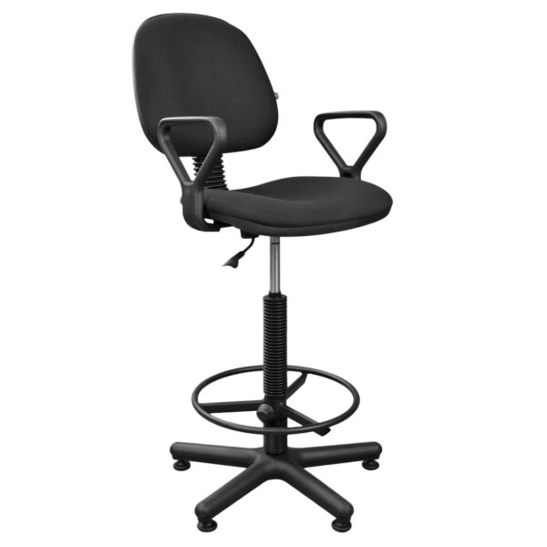 Office/Reception Armchair REGAL Gtp Ring Base Black Discover the REGAL Gtp Ring Base Black office/reception armchair – an ergonomic, adjustable swivel chair, ideal for comfortable work. Made from high-quality materials, it is durable and perfect for clinics and offices. Adjustable height between 56-84 cm!