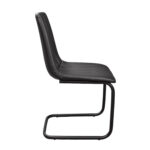 SAM Chair (Dc-1653) Eco-Leather Black + Black Legs - Image 3