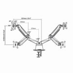 Double Monitor Support Arm - Image 6