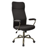 Office Armchair F-6310 Black Discover the F-6310 office chair in black! Comfortable and elegant, with painted metal legs for stability, this chair features height adjustment and a Tilt mechanism for adaptability. Ideal for a productive and relaxing work environment.