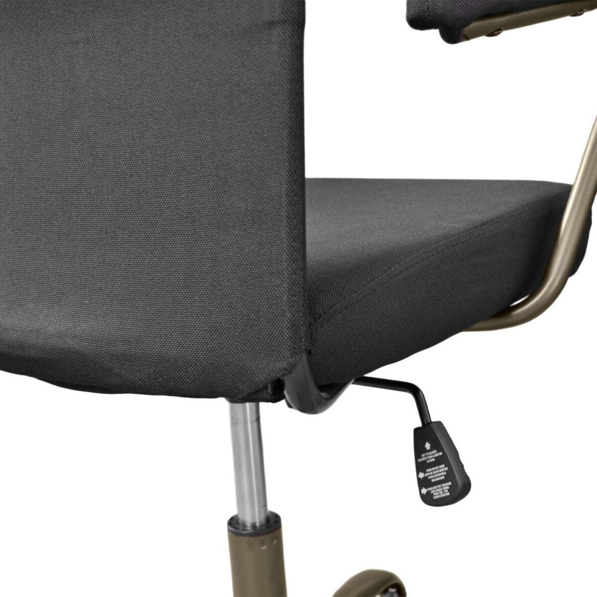 Office Armchair F-6310 Black - Image 6