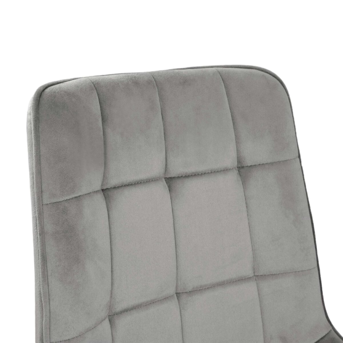 Hans Chair Velvet Dark Grey HLR21 + Black Legs - Image 6