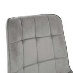 Hans Chair Velvet Dark Grey HLR21 + Black Legs - Image 6