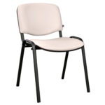 ISO V-18 Beige Office Chair Discover supreme comfort at your desk with the ISO V-18 chair in beige. Made from metal, plywood, and polyurethane foam, it is upholstered in eco-leather. Ideal dimensions for any workspace. Enhance your work experience with style!