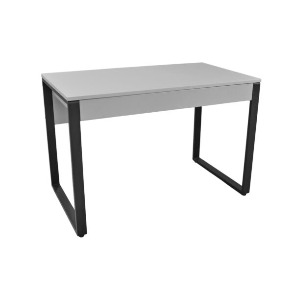 Small Grey/Black Desk Table 110x60cm Discover the Small desk in gray/black, perfect for your office! With a compact design of 60 cm in width and 110 cm in length, it provides a comfortable and efficient workspace. Easy to move and available in various colors, it is the ideal solution for a productive work environment.