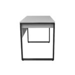 Small Grey/Black Desk Table 110x60cm - Image 4