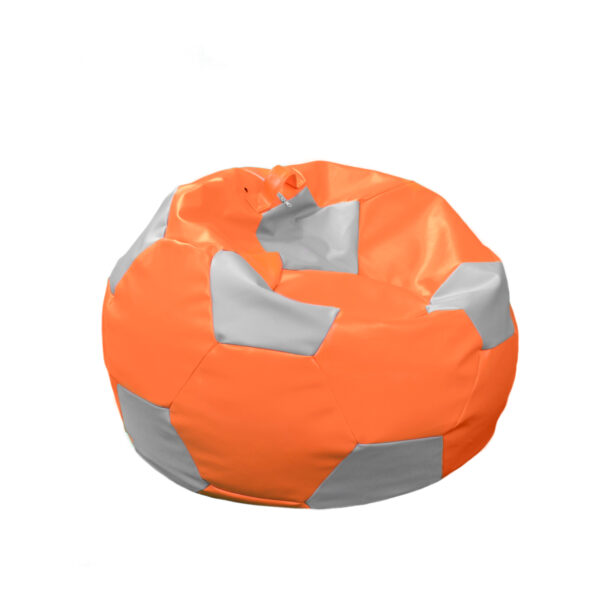 Mini Orange-Grey Bean Bag Ball Discover the Bean-Bag Ball Orange-Grey Mini, an ideal armchair for children's rooms! With a polystyrene filling and a washable cover, this comfortable chair fits perfectly into any interior. Perfect for use at home or in the office!
