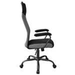 Office Armchair F-6310 Grey Black - Image 3