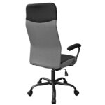 Office Armchair F-6310 Grey Black - Image 4