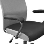Office Armchair F-6310 Grey Black - Image 5