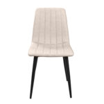 Dc-90p Eco-Leather Light Grey + Black Legs Chair - Image 4