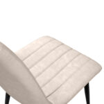 Dc-90p Eco-Leather Light Grey + Black Legs Chair - Image 7