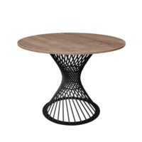 FELICIA Colonial Table + Black Leg Ø100 Discover the FELICIA Colonial+Black Leg ∅100 table, perfect for any kitchen. It features an elegant and functional design, ideal for adding a modern and sophisticated touch to your space. Choose quality furniture for the comfort of family gatherings!