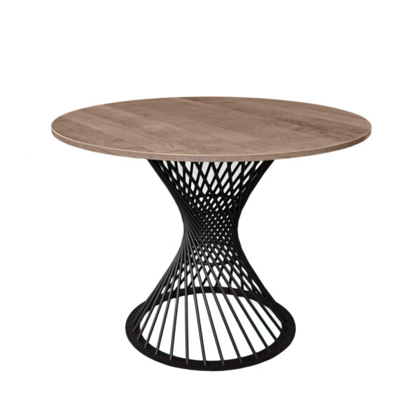 FELICIA Colonial Table + Black Leg Ø100 Discover the FELICIA Colonial+Black Leg ∅100 table, perfect for any kitchen. It features an elegant and functional design, ideal for adding a modern and sophisticated touch to your space. Choose quality furniture for the comfort of family gatherings!