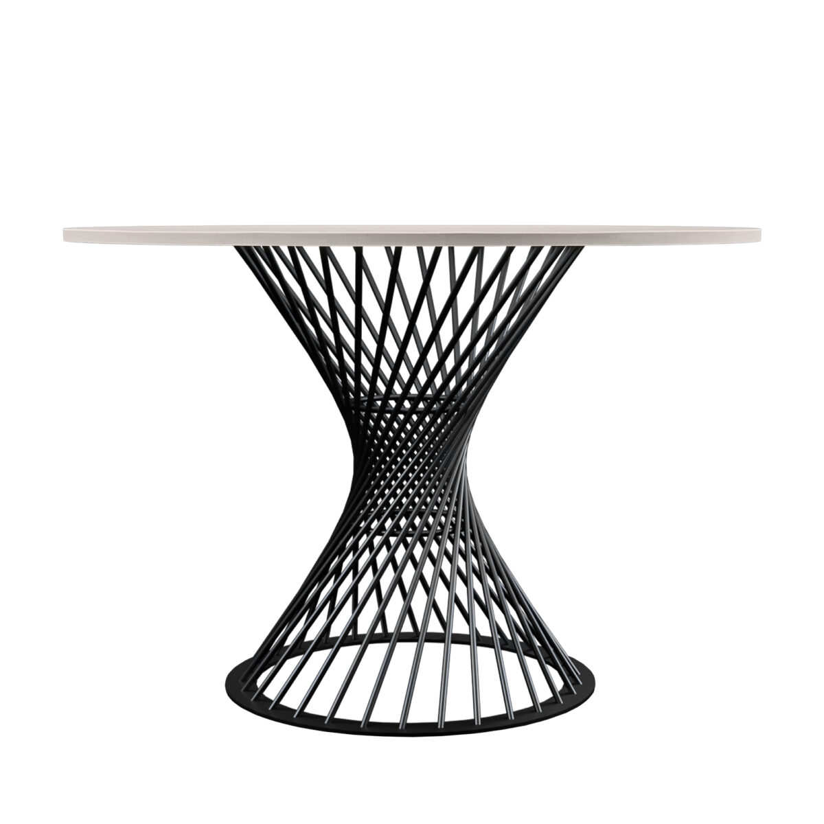FELICIA Table Silk + Black Leg Ø100 - Image 6