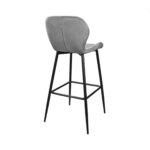Bar Chair Sb-707 Grey Velvet - Image 4
