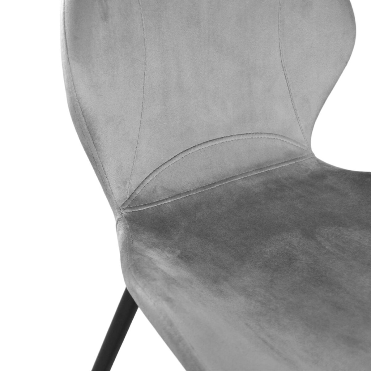 Bar Chair Sb-707 Grey Velvet - Image 6