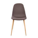 C-710 Denim Brown + Transprint Legs Chair - Image 2