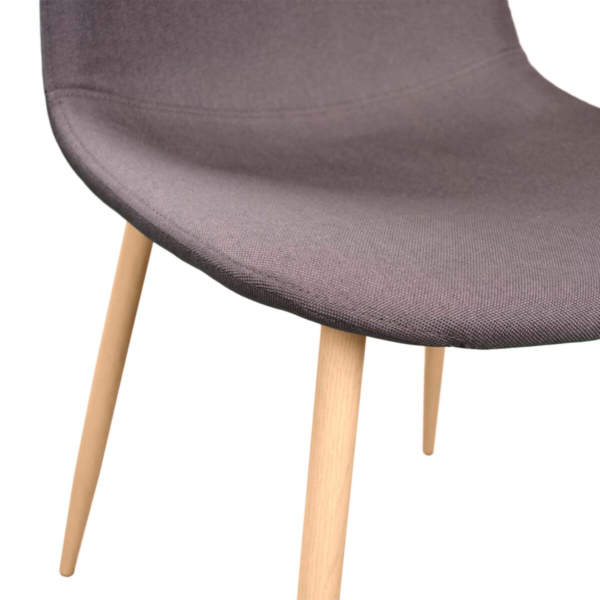 C-710 Denim Brown + Transprint Legs Chair - Image 5