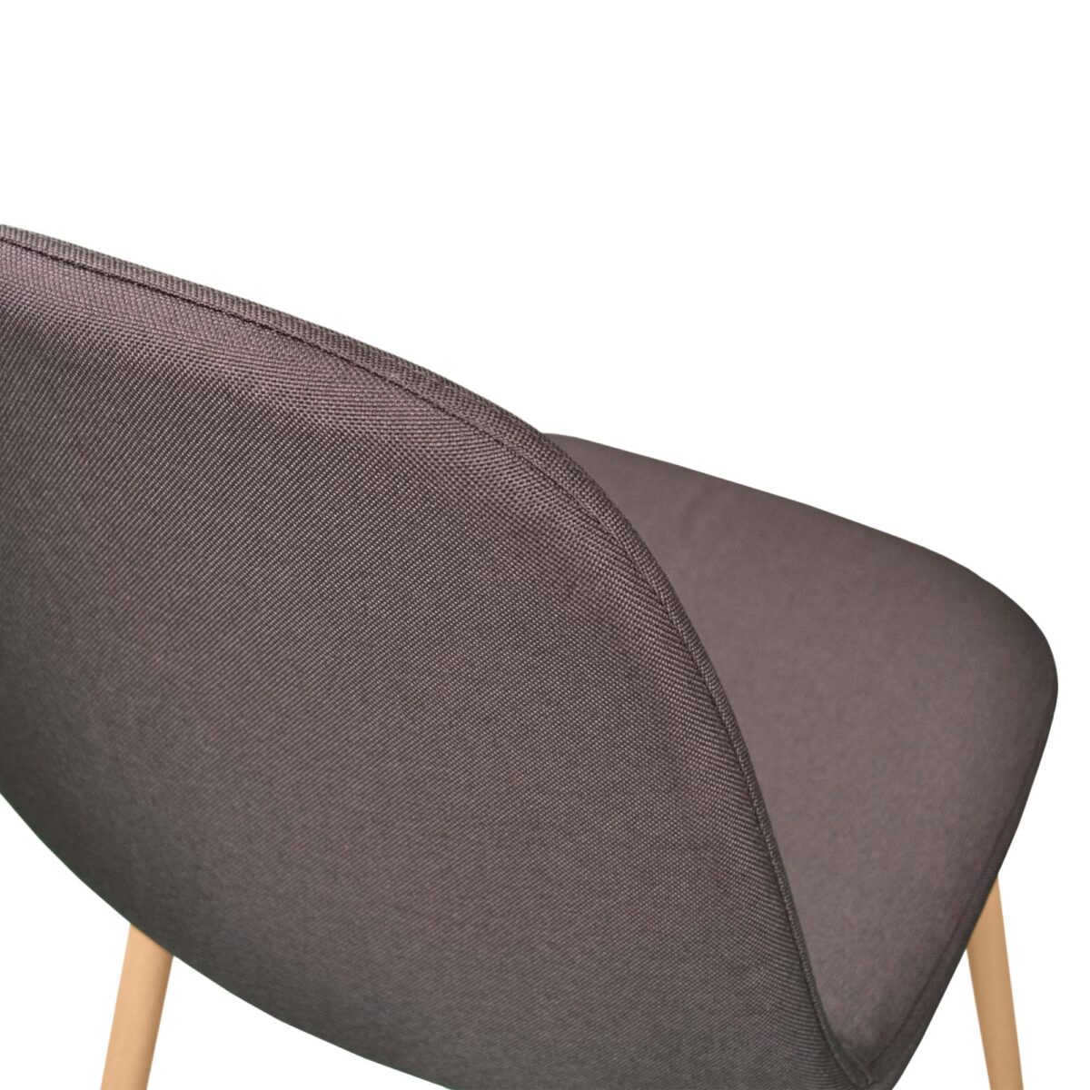 C-710 Denim Brown + Transprint Legs Chair - Image 6