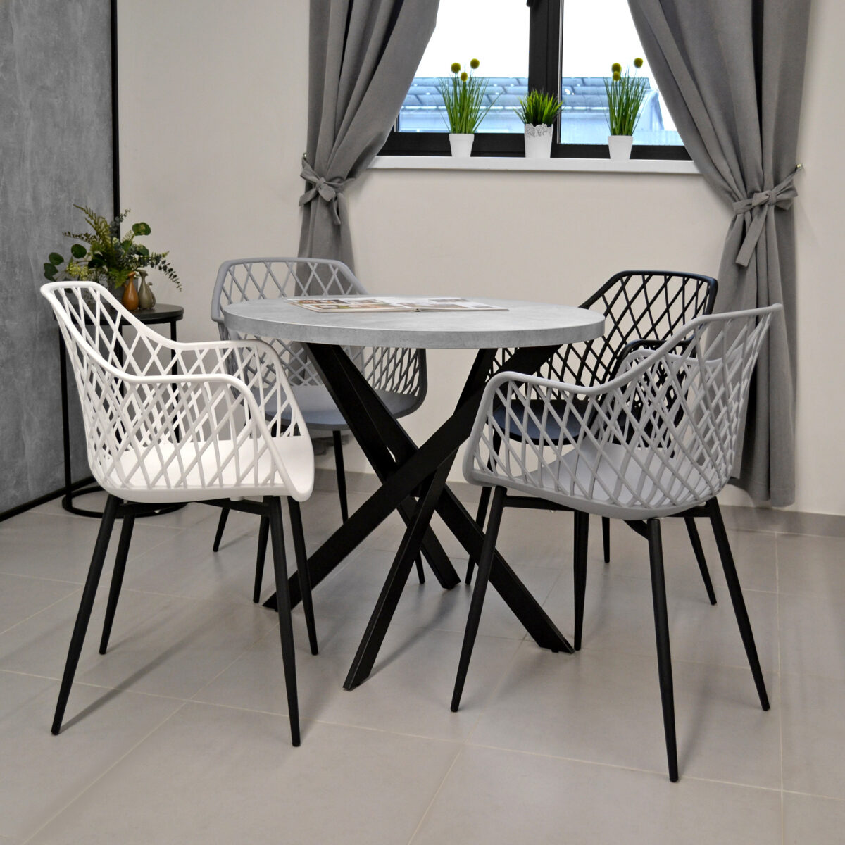 Стул SL-7019 Black+Black Legs — изображение 4