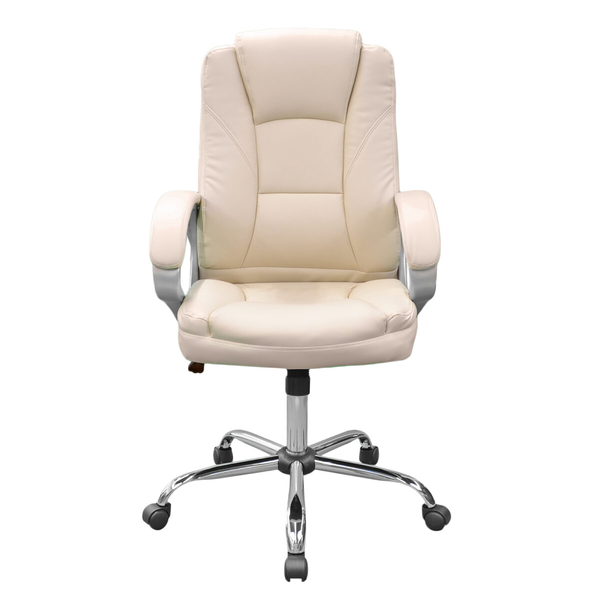 Office Armchair BX-3177 Beige Eco Leather - Image 2