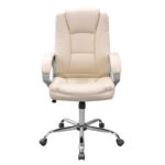 Office Armchair BX-3177 Beige Eco Leather - Image 2