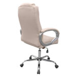 Office Armchair BX-3177 Beige Eco Leather - Image 4