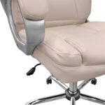 Office Armchair BX-3177 Beige Eco Leather - Image 5