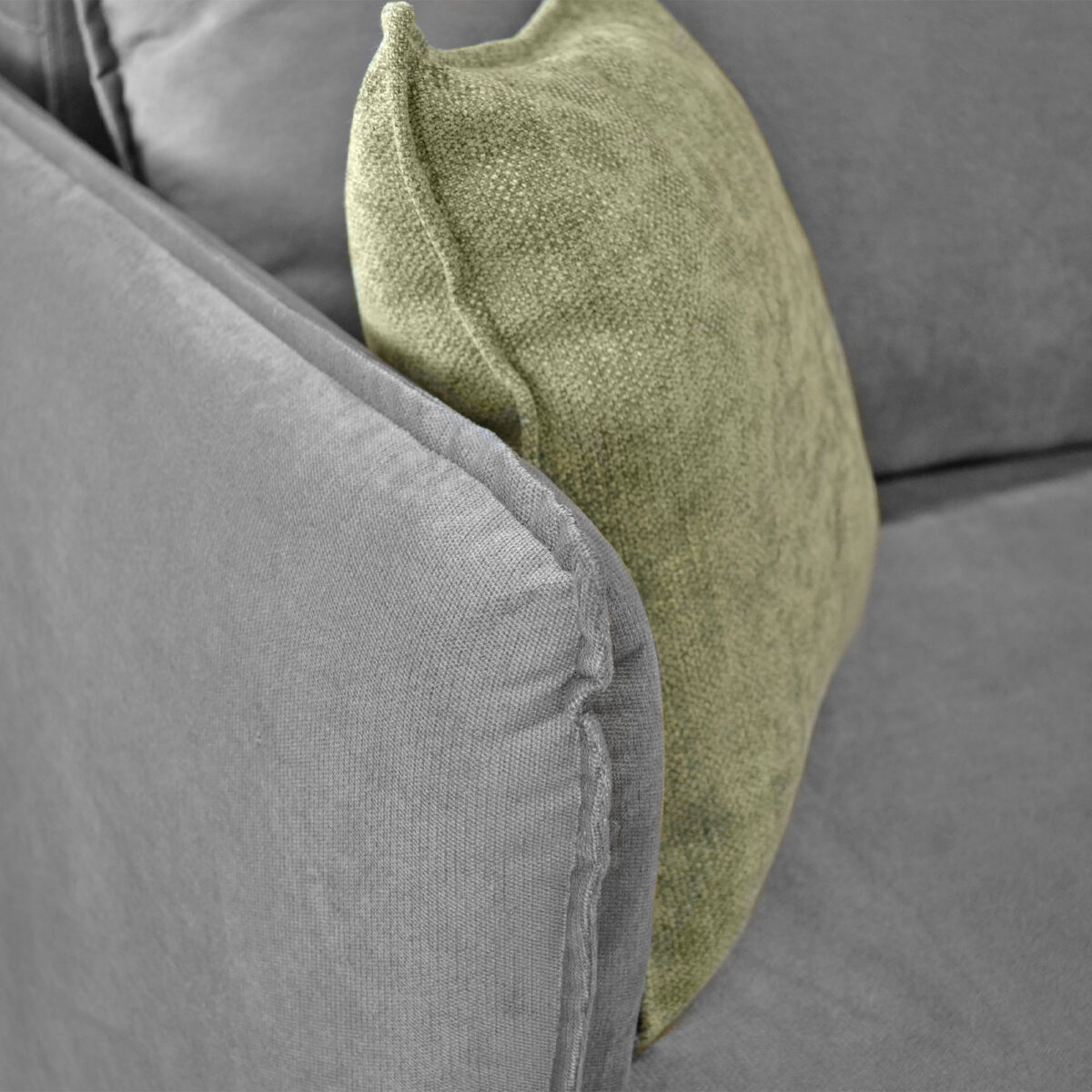 Barcelona Grey Extendable Sofa - Image 3
