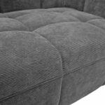 Sofa W310g Velvet Dark Grey - Image 4