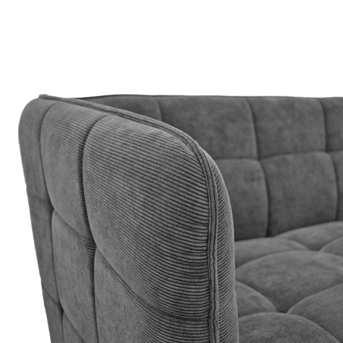 Sofa W310g Velvet Dark Grey - Image 3