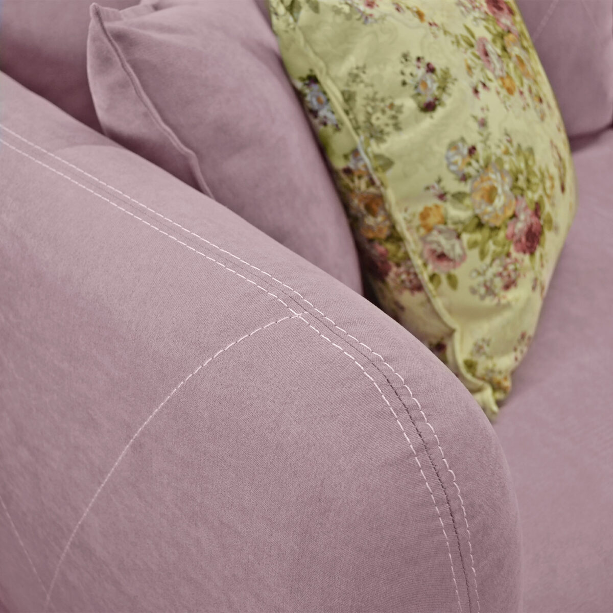 Milan Pink Convertible Sofa - Image 3