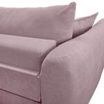 Milan Pink Convertible Sofa - Image 7