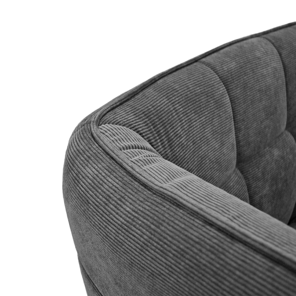 W310g Velvet Dark Grey Armchair - Image 5