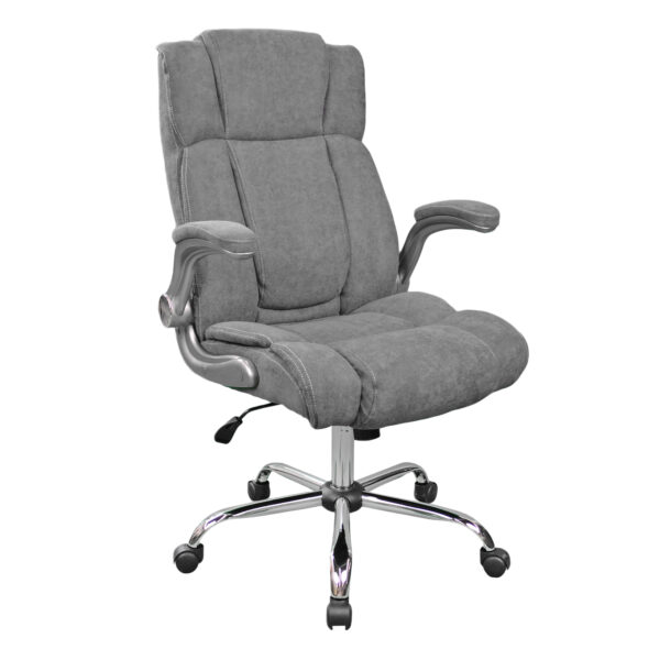 Office/Gaming Armchair BX-3702 Grey/Fabric Discover the ideal comfort with the BX-3702 office/gaming chair in gray. Made from metal and soft fabric, this chair features an Anyfix mechanism for easy adjustment. Perfect for work or relaxation moments!