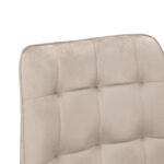 Capella (Hlr9) Camel Velvet + White Legs Chair - Image 5