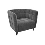 W310g Velvet Dark Grey Armchair Discover the W310G armchair in dark gray velvet, perfect for the office or living room! With an elegant and comfortable design, this armchair combines modern style with durability, featuring a plywood frame and metal legs. An ideal choice for any interior!