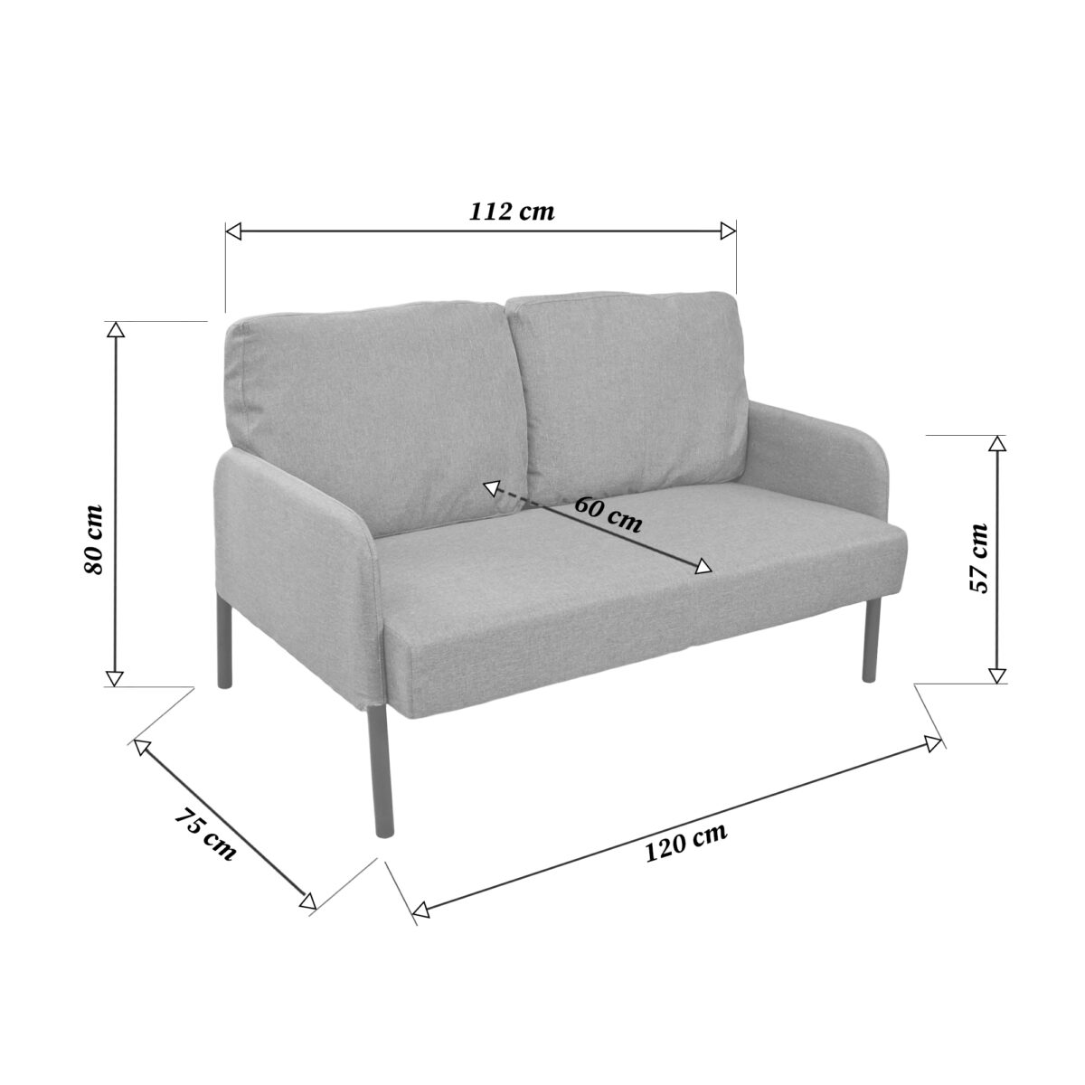Sofa Lm-115 Grey - Image 7