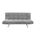 Lm-58 Dark Grey Velvet Extendable Sofa Discover the LM-58 extendable sofa, upholstered in dark gray velvet, ideal for a modern office or living room. Comfortable and practical, it easily transforms into a bed. Made from plywood and polyurethane foam, with sturdy metal legs. Enhance your space with style and functionality!
